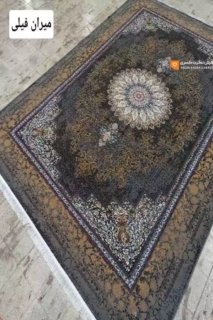 فرش میران 440 شانه نگین کسری کاشان